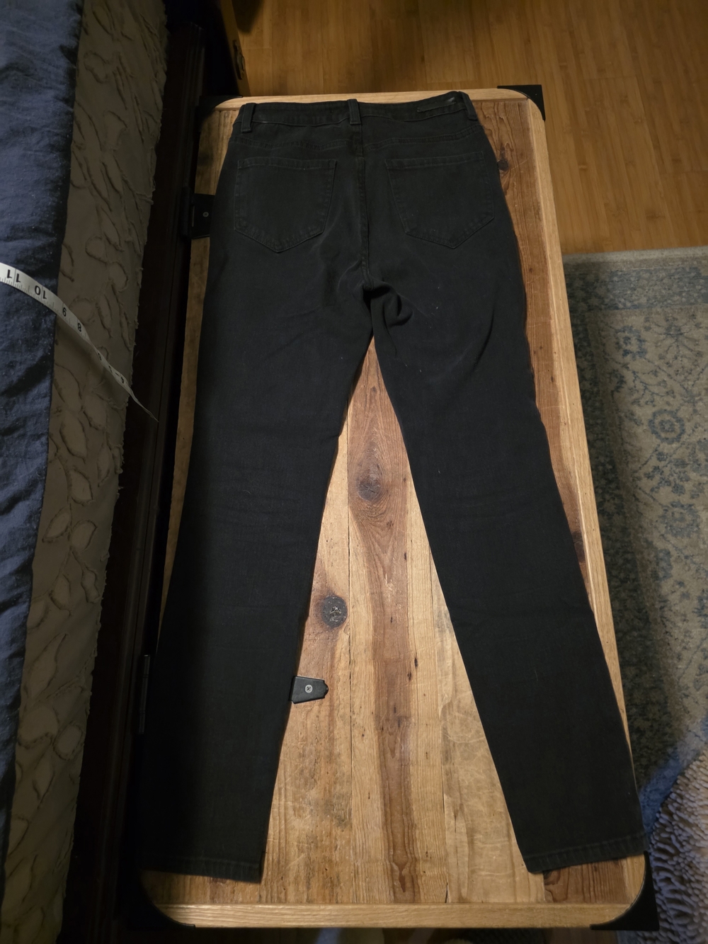 Soft Surroundings Black Straight-Leg Jeans